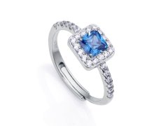 Viceroy Elegantní stříbrný prsten se zirkony Clasica 13154A013 53 mm