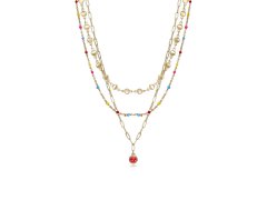 Viceroy Jedinečný pozlacený náhrdelník Kiss 15132C01012