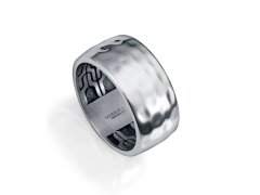 Viceroy Moderní pánský prsten z oceli Beat 14215A02 59 mm