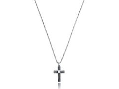 Viceroy Módní ocelový náhrdelník s křížkem Beat 75021C01000