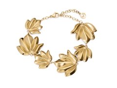 Viceroy Pozlacený dámský náramek s&nbsp;listy Chic 15158P01012