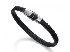 Viceroy Nadčasový kožený náramek pro muže Fashion 6097P09010