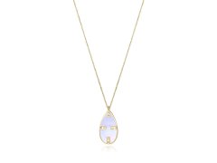 Viceroy Pozlacený náhrdelník s perletí a zirkony Chic 14096C01012