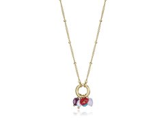 Viceroy Pozlacený dámský náhrdelník s kamínky Chic 14157C01019