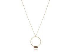 Viceroy Slušivý pozlacený náhrdelník s barevnými krystaly Elegant 13084C100-39