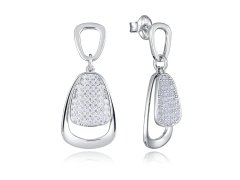 Viceroy Visací stříbrné náušnice s&nbsp;kubickými zirkony 13212E000-30