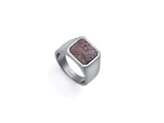 Viceroy Výrazný ocelový prsten s bronzitem Magnum 75376A02 59 mm