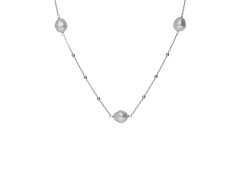 Victoria Cruz Stříbrný náhrdelník s&nbsp;perlami Sera A5566-00HG