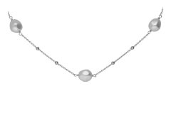 Victoria Cruz Stříbrný náhrdelník s&nbsp;perlami Sera A5565-00HG
