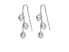 Victoria Cruz Visací stříbrné náušnice s&nbsp;perlami Sera A5561-00HT