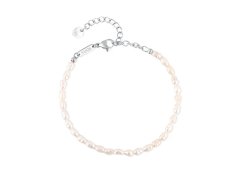 Vuch Dámský perlový náramek z&nbsp;říčních perel Mireya Silver