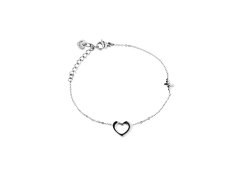 Vuch Náramek s&nbsp;motivem srdce a&nbsp;tepu Glimmer Silver