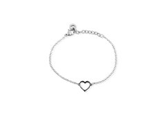 Vuch Náramek se srdíčkem Vrisan Silver