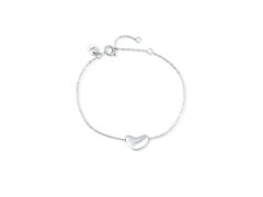 Vuch Náramek z&nbsp;oceli s&nbsp;asymetrickým srdcem Amoria Silver