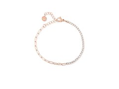 Vuch Ocelový náramek s&nbsp;kubickými zirkony Lumisa Rose Gold