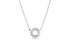 Vuch Oslnivý ocelový náhrdelník Kaori Silver