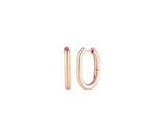 Vuch Pozlacené oválné náušnice Alira Rose Gold