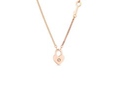 Vuch Pozlacený náhrdelník s&nbsp;krystaly Zibella Rose Gold