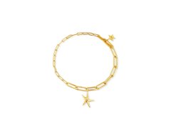 Vuch Pozlacený náramek s&nbsp;hvězdičkou Nyxa Gold
