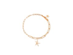 Vuch Pozlacený náramek s&nbsp;hvězdičkou Nyxa Rose Gold