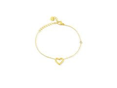 Vuch Pozlacený náramek se srdcem Arisca Gold