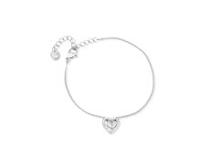 Vuch Romantický ocelový náramek s&nbsp;zirkony Lunira Silver