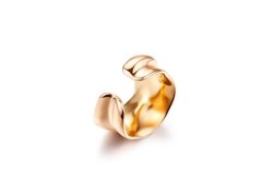 Vuch Single ocelová záušnice Obsid Rose Gold