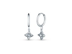 Vuch Náušnice s&nbsp;kytičkou Kizia Silver
