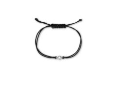 Vuch Textilní náramek s&nbsp;kubickou zirkonií Ama Black