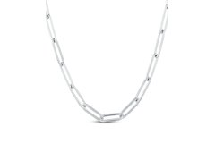 Vuch Výrazný ocelový náhrdelník Elar Silver