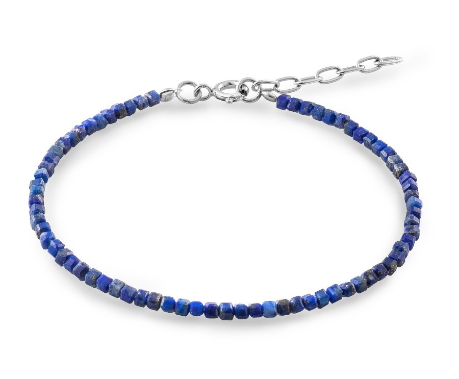 AGAIN Jewelry Minerální náramek z&nbsp;lapis lazuli AJKNR015 - Náramky Korálkové náramky