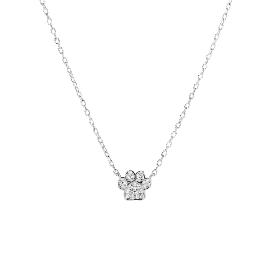 AGAIN Jewelry Stříbrný náhrdelník Tlapka AJNA0026 - Náhrdelníky