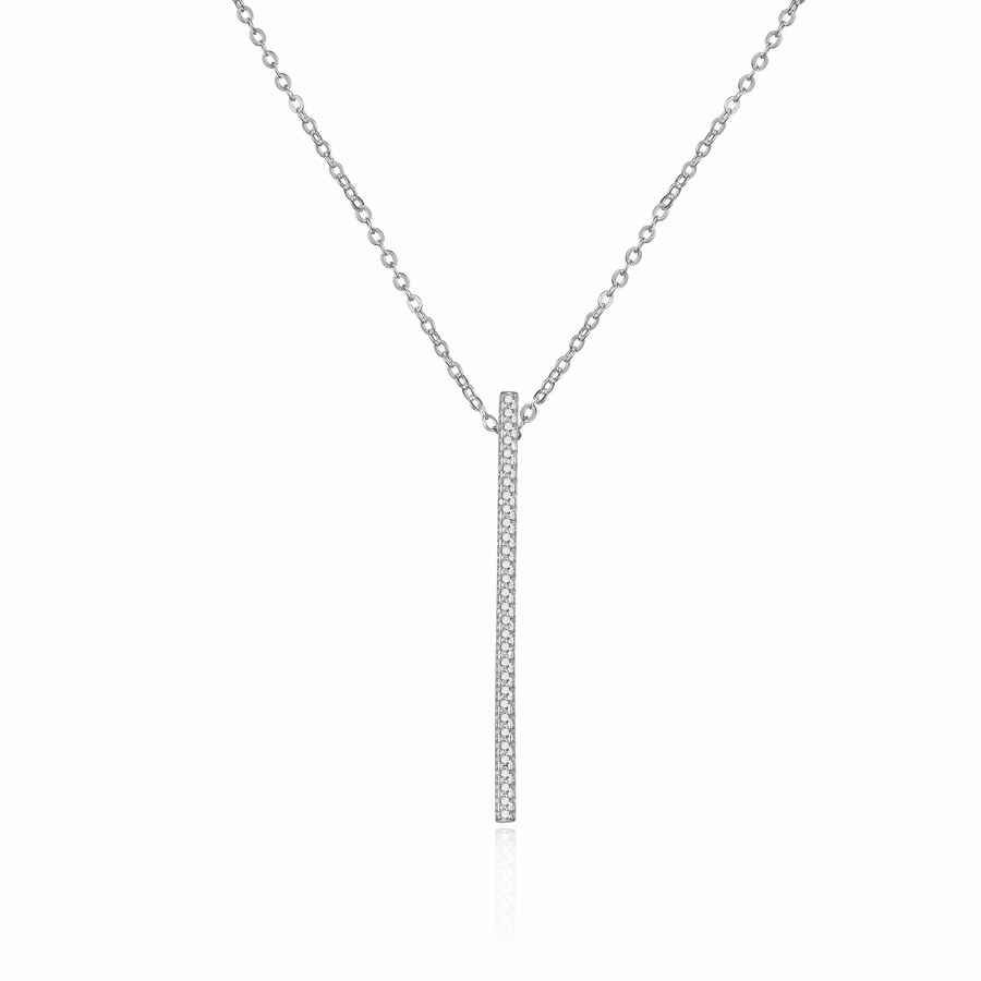 Agato Elegantní stříbrný náhrdelník pro ženy AGT-N037W Agato Elegantní stříbrný náhrdelník pro ženy AGT-N037W - Náhrdelníky