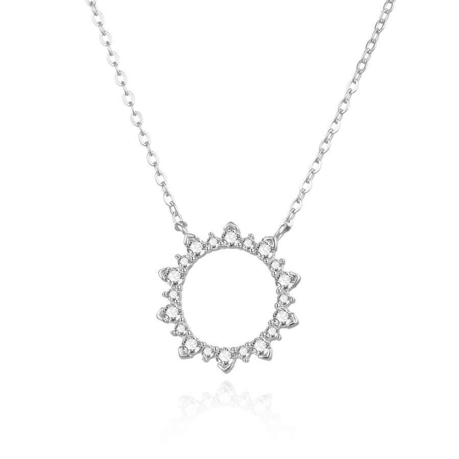 Agato Krásný stříbrný náhrdelník Sluníčko AGS1571/47 - Náhrdelníky