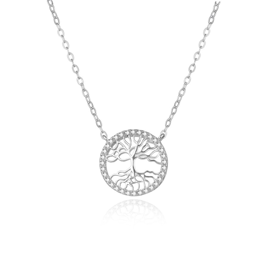 Agato Oblíbený stříbrný náhrdelník Strom života AGS1560/47 - Náhrdelníky