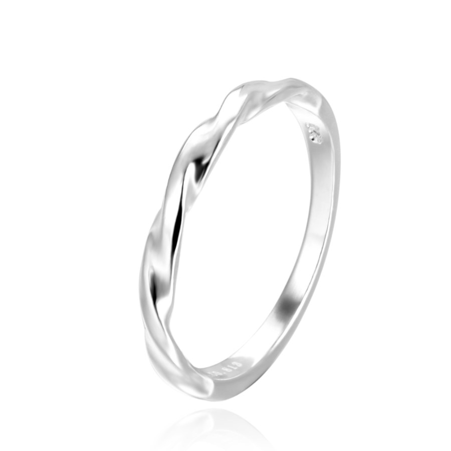 Agato Půvabný stříbrný prsten AGG639 59 mm - Prsteny Prsteny bez kamínku