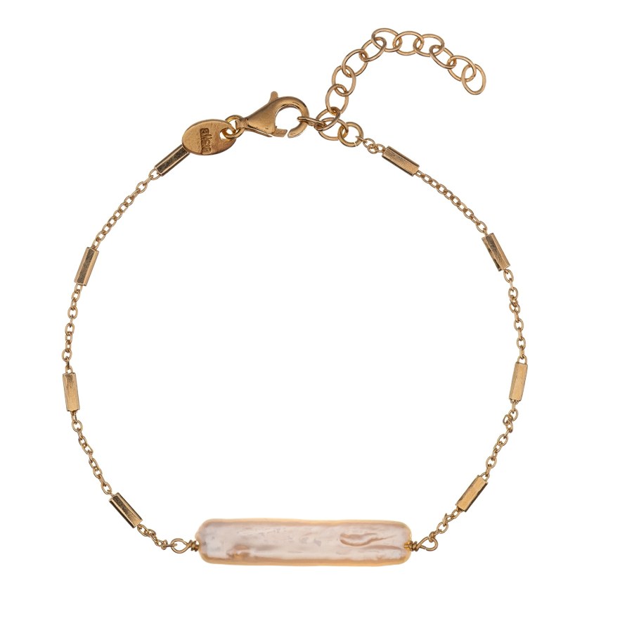 Alisia Náramek s&nbsp;pravou barokní perlou AL5107.01.000 - Náramky Perlové náramky