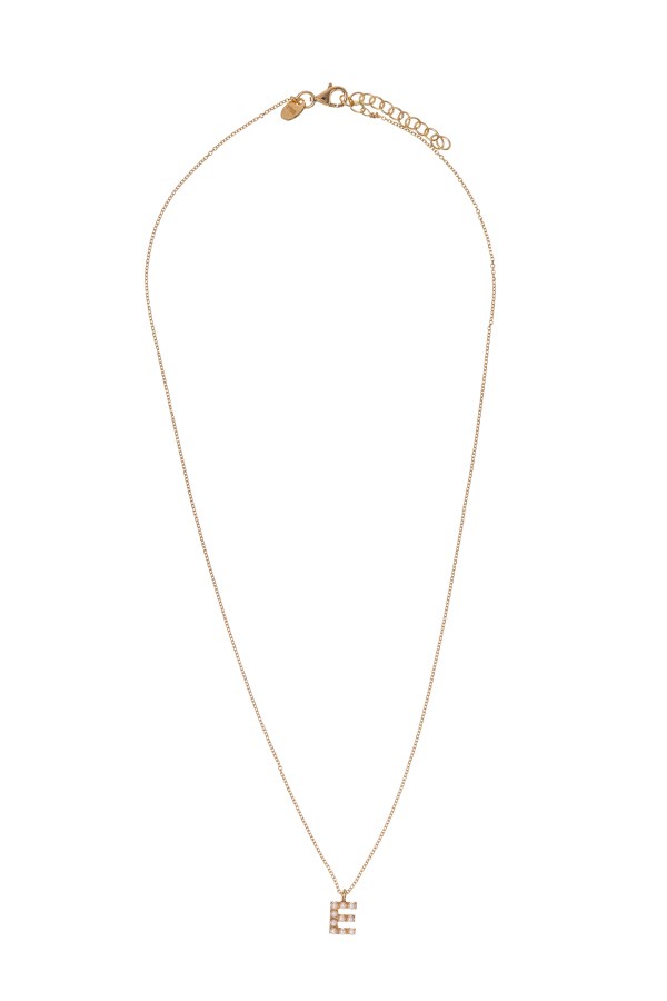 Alisia Pozlacený náhrdelník se Swarovski perličkami "E" AL4258.01.905 Alisia Pozlacený náhrdelník se Swarovski perličkami "E" AL4258.01.905 - Náhrdelníky Perlové náhrdelníky