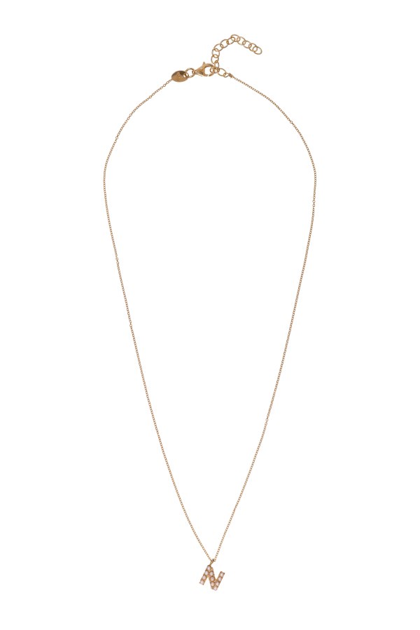 Alisia Pozlacený náhrdelník se Swarovski perličkami "N" AL4258.01.914 Alisia Pozlacený náhrdelník se Swarovski perličkami "N" AL4258.01.914 - Náhrdelníky Perlové náhrdelníky
