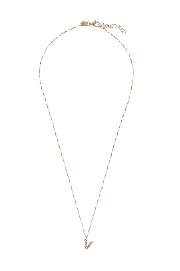 Alisia Pozlacený náhrdelník se Swarovski perličkami "V" AL4258.01.922 Alisia Pozlacený náhrdelník se Swarovski perličkami "V" AL4258.01.922 - Náhrdelníky Perlové náhrdelníky