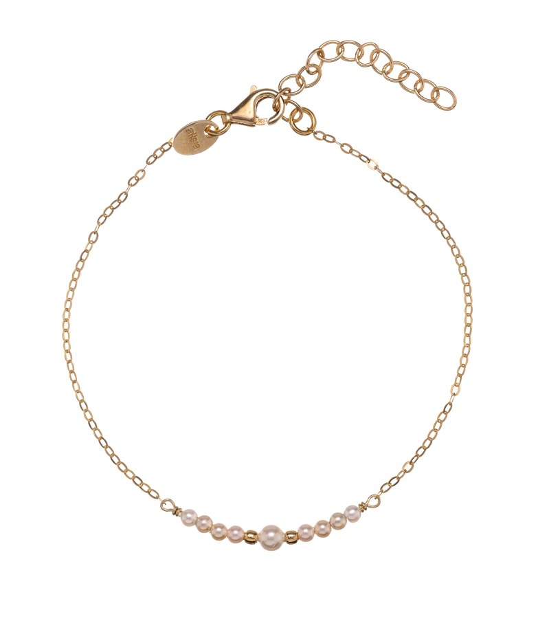 Alisia Pozlacený náramek s&nbsp;perlami AL5163.01.000 - Náramky Perlové náramky