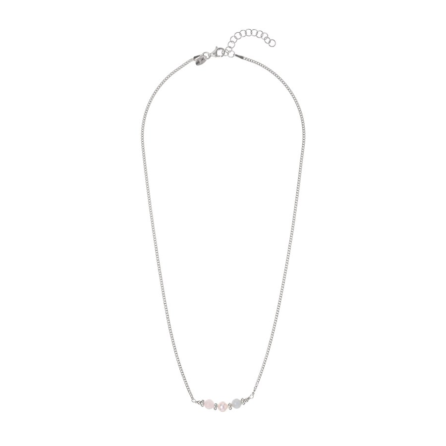 Alisia Stříbrný náhrdelník s perlou a morganitem AL3818-Argento Alisia Stříbrný náhrdelník s perlou a morganitem AL3818-Argento - Náhrdelníky