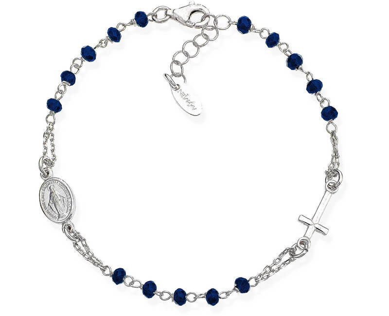 Amen Originální stříbrný náramek s krystaly Rosary BROBBL3 Amen Originální stříbrný náramek s krystaly Rosary BROBBL3 - Náramky