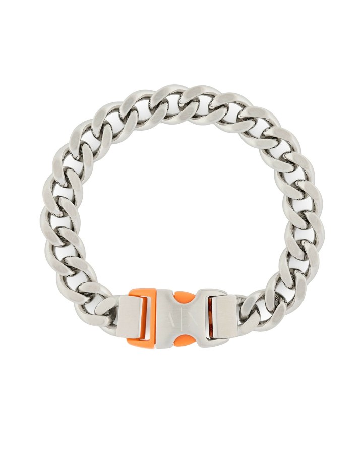 Armani Exchange Moderní pánský ocelový náramek AXG0153040 - Náramky Řetízkové náramky