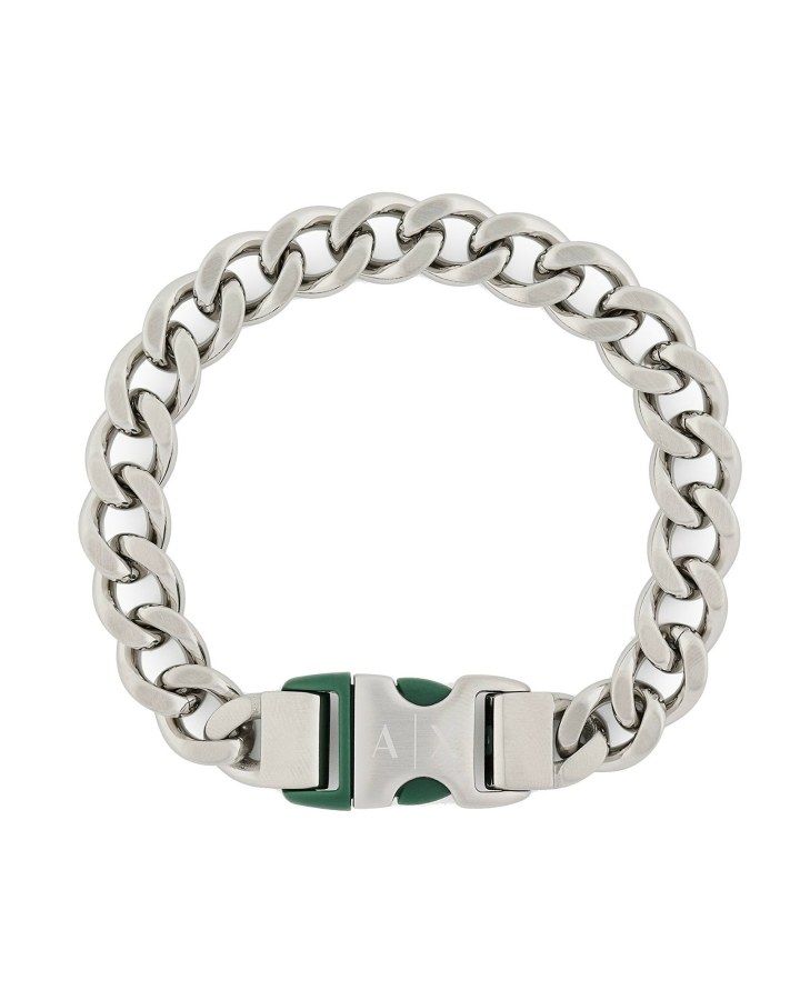 Armani Exchange Módní pánský ocelový náramek AXG0154040 Armani Exchange Módní pánský ocelový náramek AXG0154040 - Náramky Řetízkové náramky