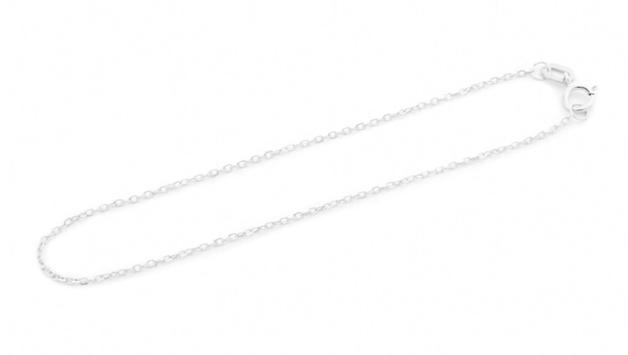 Beneto Exclusive Náramek z bílého zlata Anker 19 cm