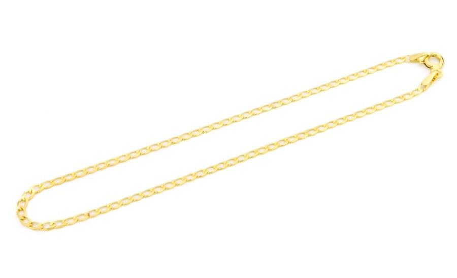 Beneto Exclusive Náramek ze žlutého zlata Pancer AUB0042 21 cm - Náramky Řetízkové náramky