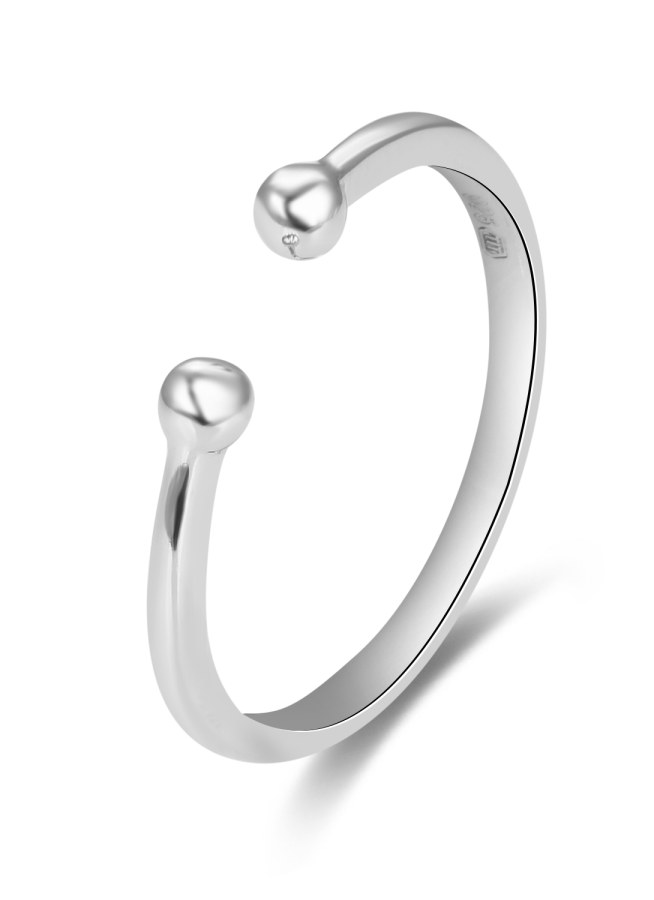 Beneto Minimalistický otevřený prsten ze stříbra AGG470 - Prsteny Otevřené prsteny