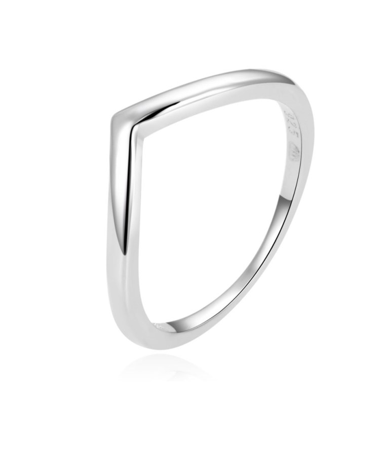 Beneto Minimalistický stříbrný prsten AGG445L 56 mm - Prsteny Prsteny bez kamínku