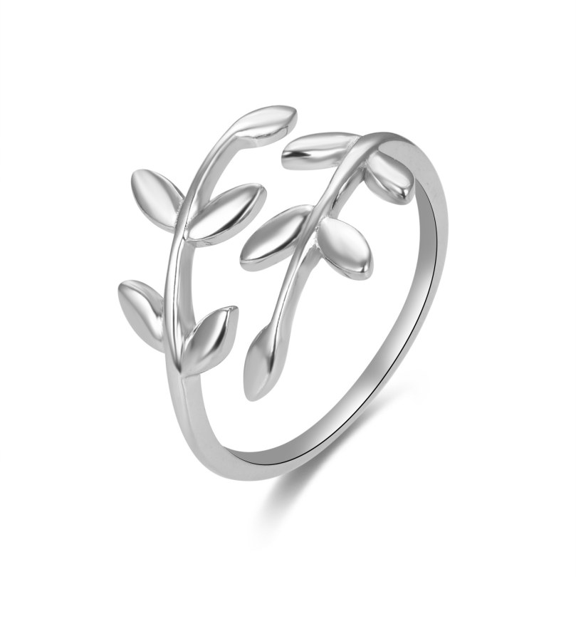 Beneto Otevřený stříbrný prsten s originálním designem AGG468 - Prsteny Otevřené prsteny